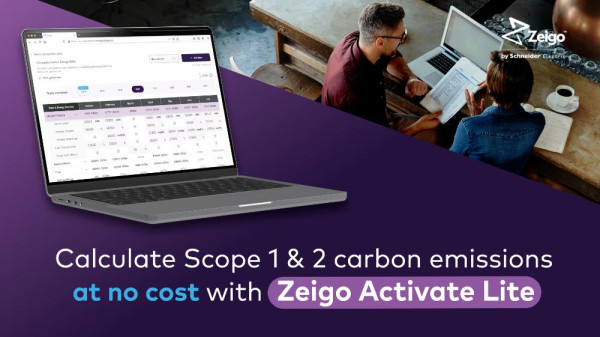 Η Schneider Electric λανσάρει το Zeigo™ Activate Lite, μια βελτιωμένη διαδικτυακή πλατφόρμα για την ολοκληρωμένη διαχείριση εκπομπών διοξειδίου του άνθρακα