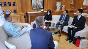 Συνάντηση του Δημάρχου Αλεξανδρούπολης με τον νέο Πρέσβη της Κίνας